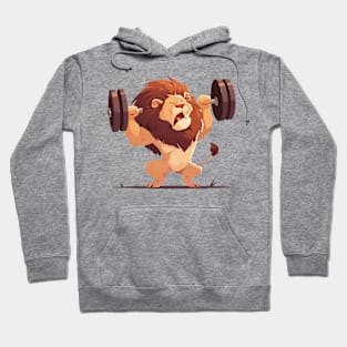 lion deadlift Hoodie